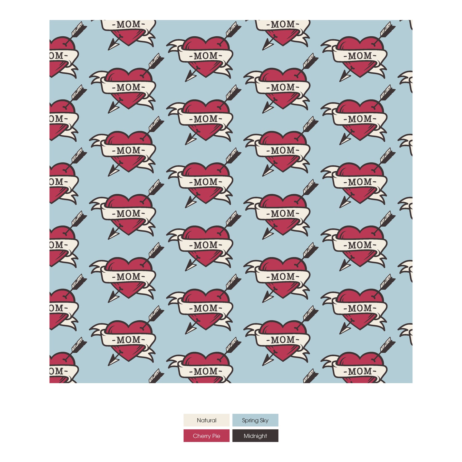 Print Boy's Boxer Brief in Mom Tattoo (374998)