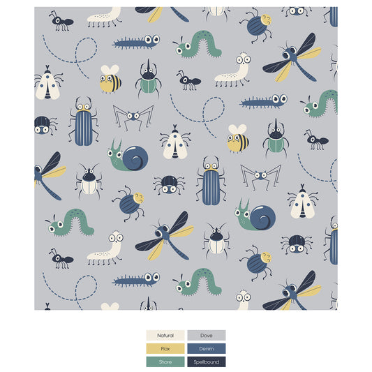 Print Training Pants in Dove Bugs (378491)