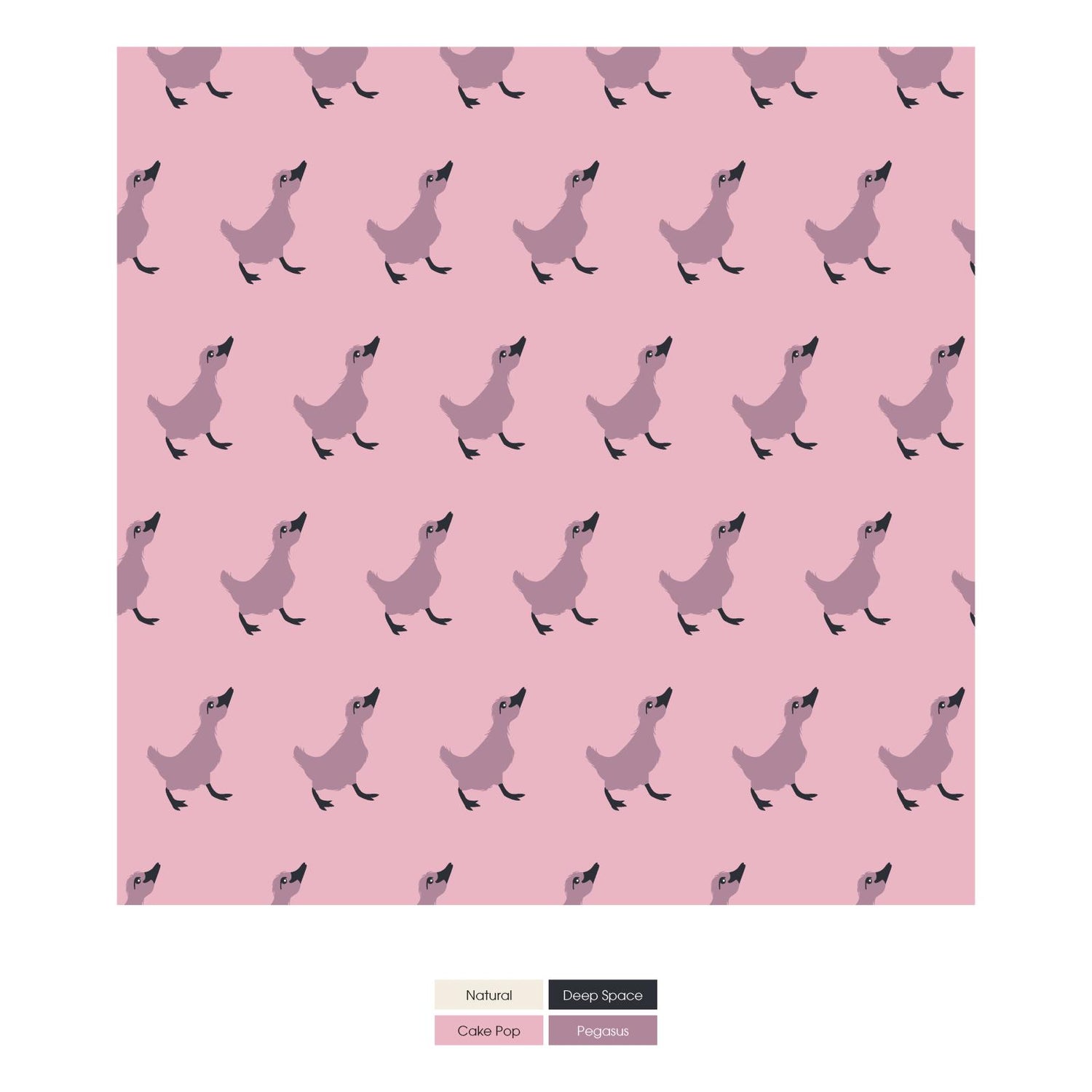 Print Short Sleeve Playtime Outfit Set in Cake Pop Ugly Duckling