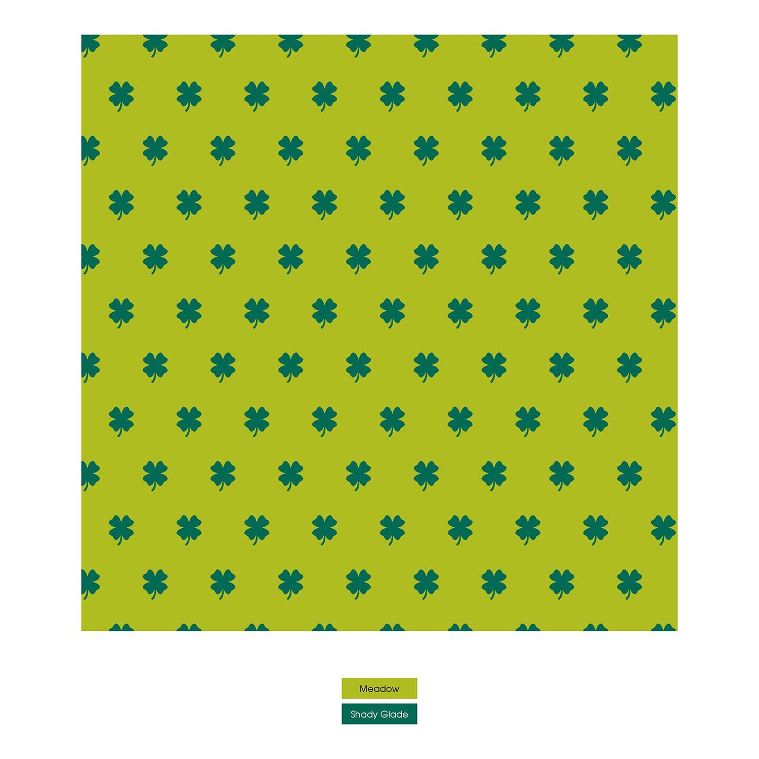 Print Long Sleeve Pajama Set in Meadow Clover (288347)