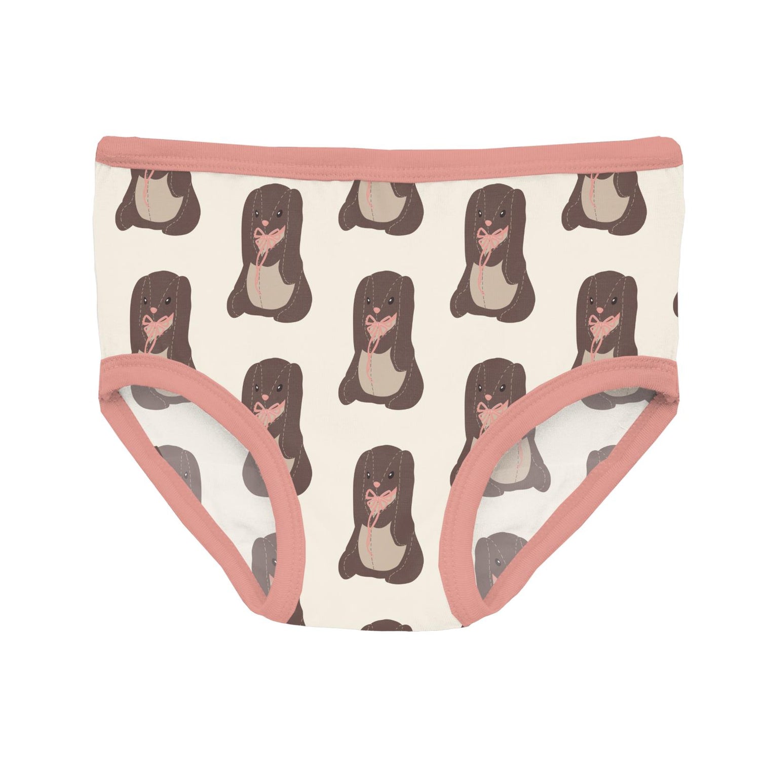 Print Girl's Underwear in Natural Velveteen Rabbit