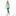 Women's Luxe Tank in Glacier with Oasis