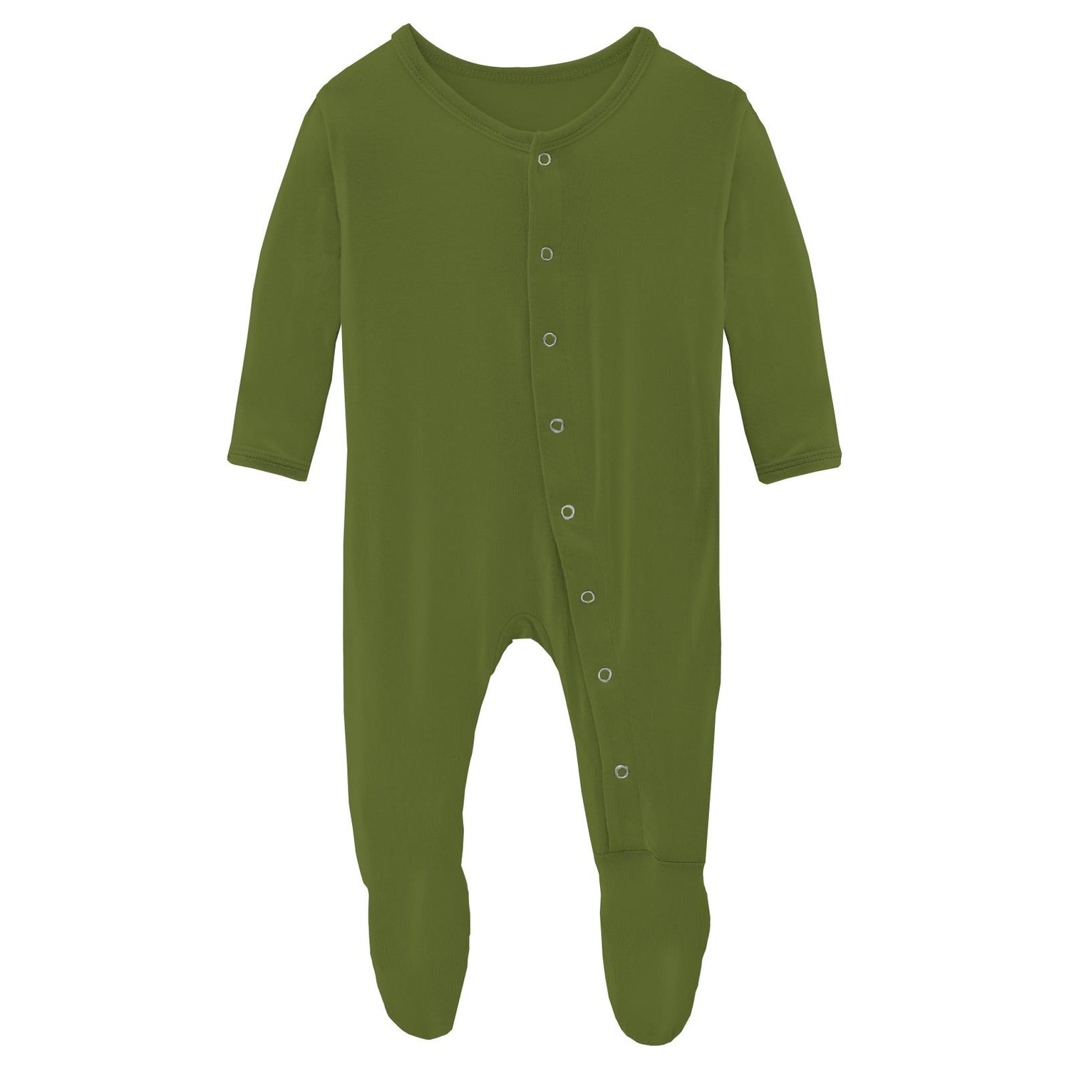 Footie with Snaps in Moss (236756)
