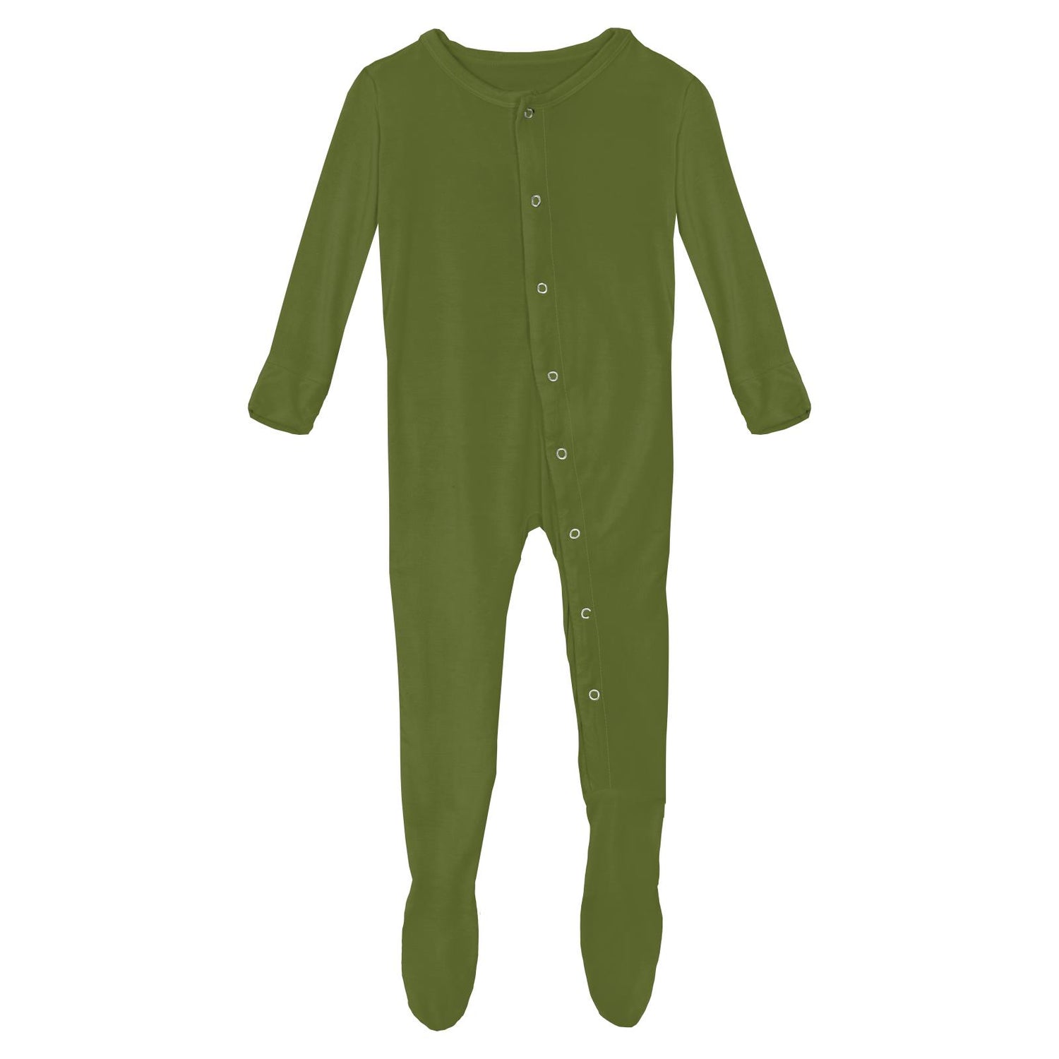 Footie with Snaps in Moss (239451)