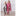 Print Long Sleeve Henley Pajama Set in Winter Rose Polar Bears