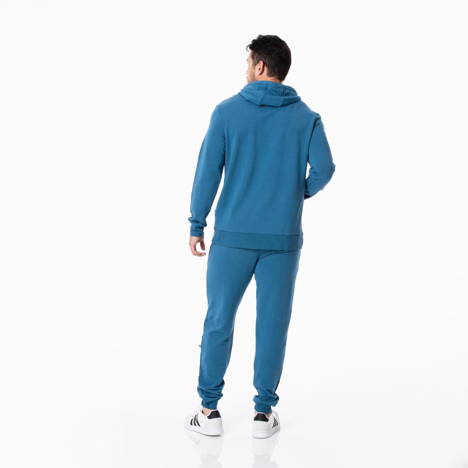 Men's Solid Fleece Lounge Joggers in Twilight