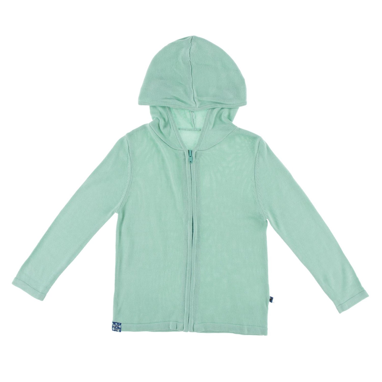 Knitted Hoodie in Glass (119153)