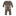 Print Muffin Ruffle Coverall with Snaps in Hot Cocoa