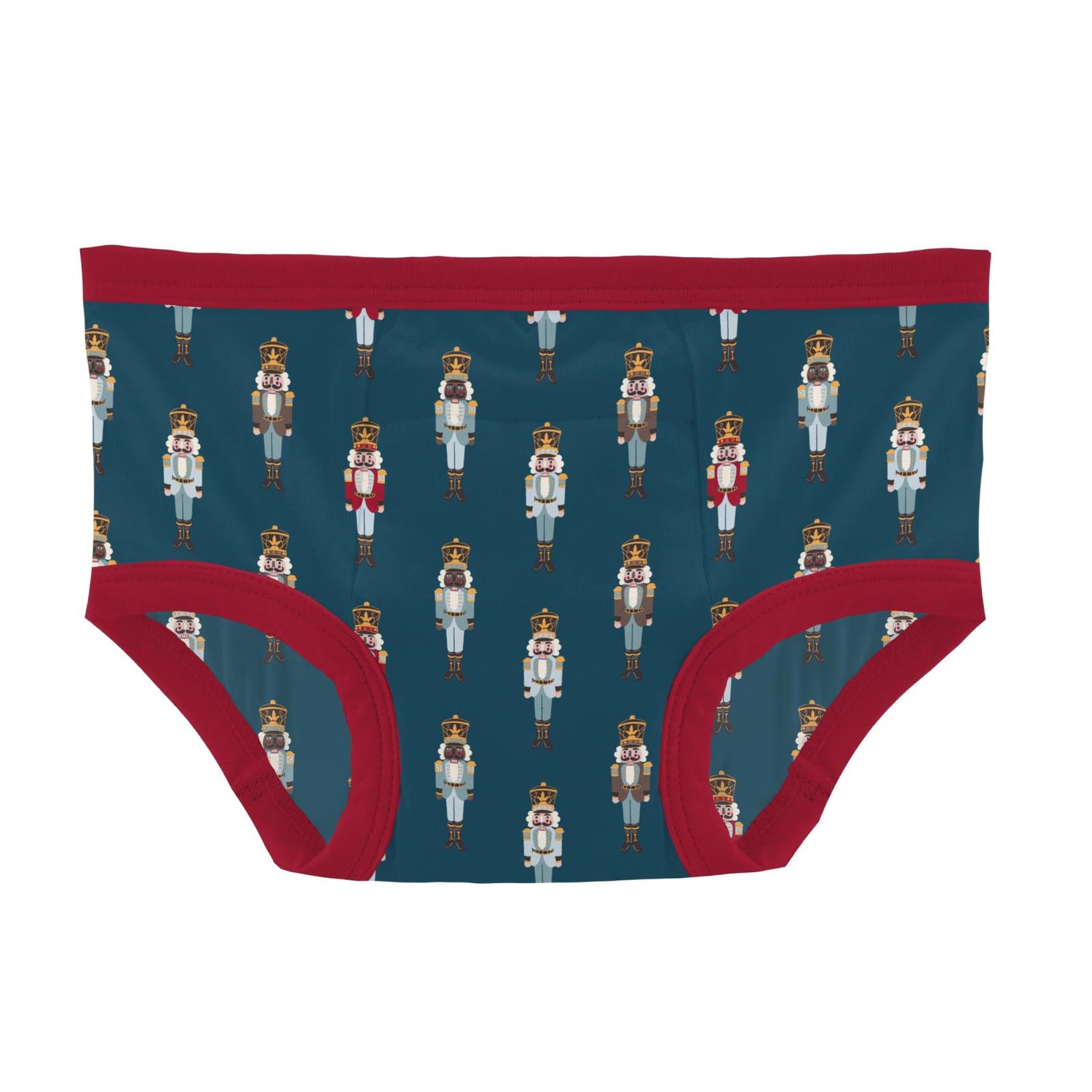 Print Training Pants in Peacock Nutcrackers