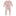 Print Muffin Ruffle Footie with 2 Way Zipper in Baby Rose Splashing Whales