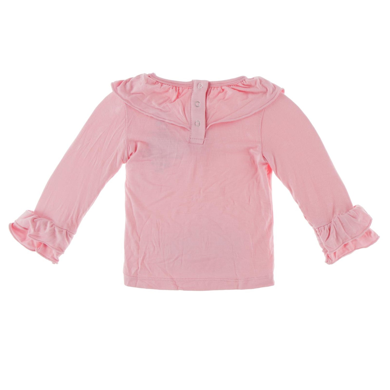 Long Sleeve Kimono Double Ruffle Outfit Set in Lotus (125195)