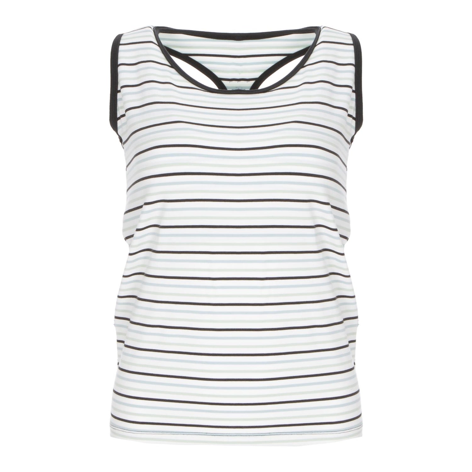 Print Women's Luxe Tank in Tuscan Afternoon Stripe