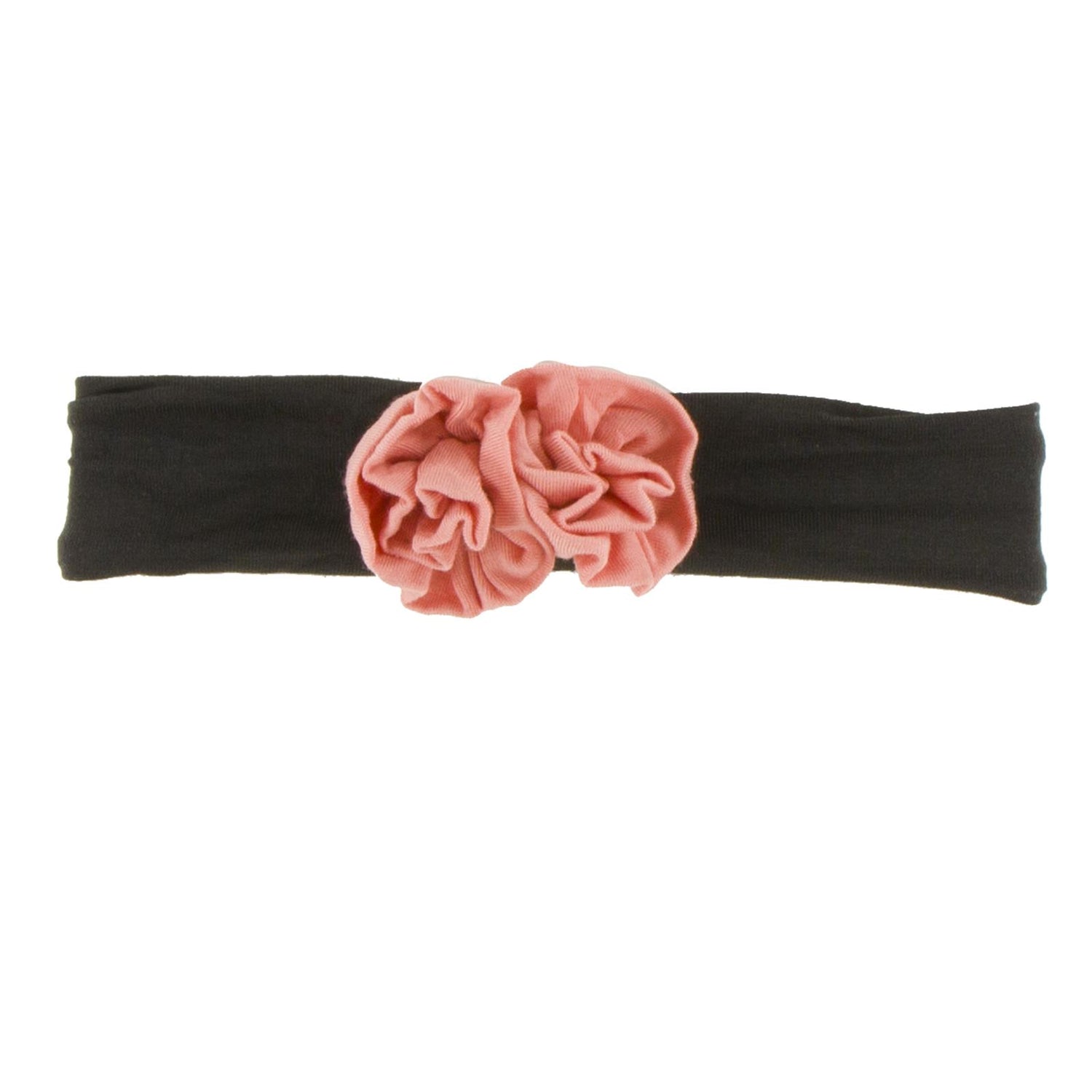 Flower Headband in Zebra with Blush (105083)