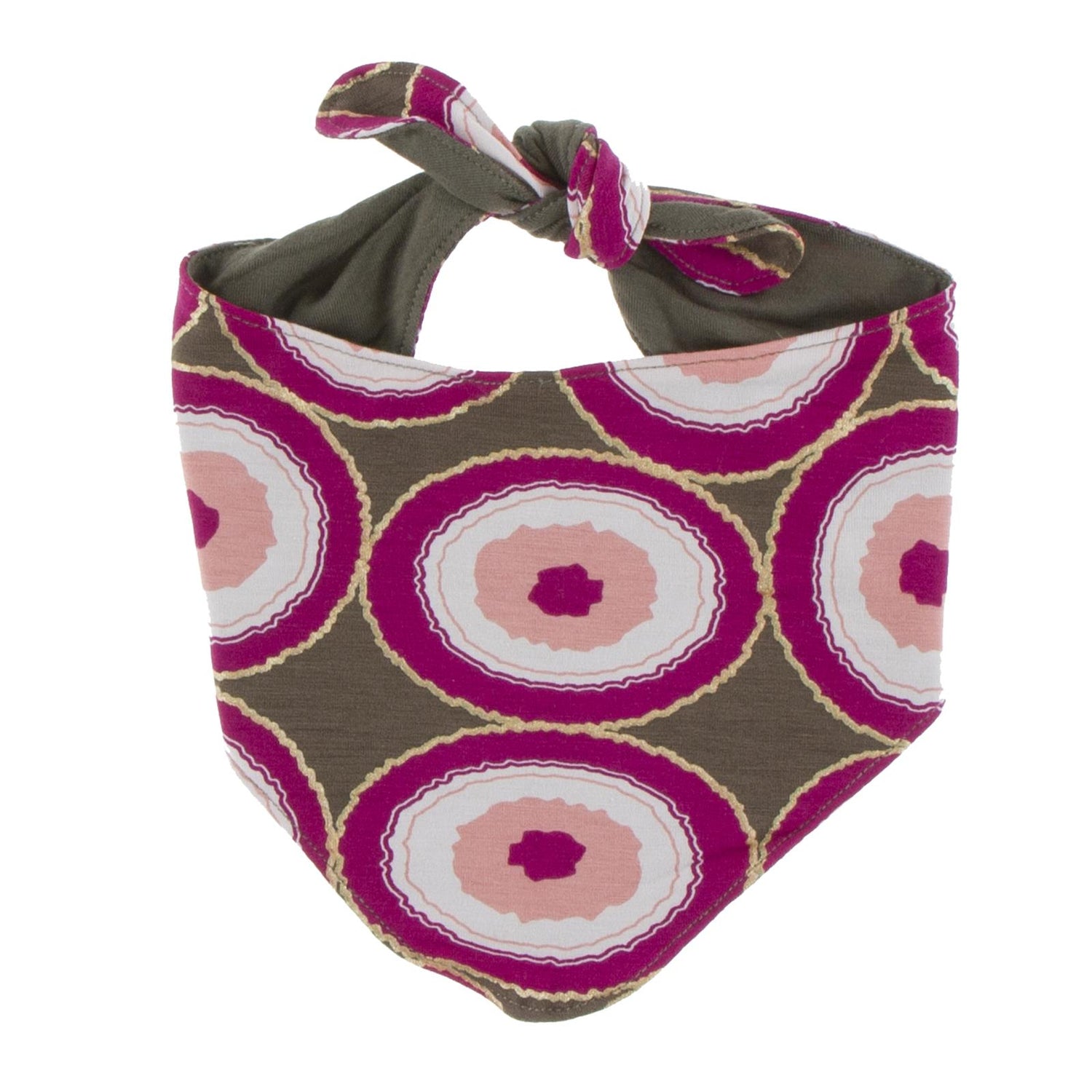 Print Dog Bandana in Falcon Agate Slices