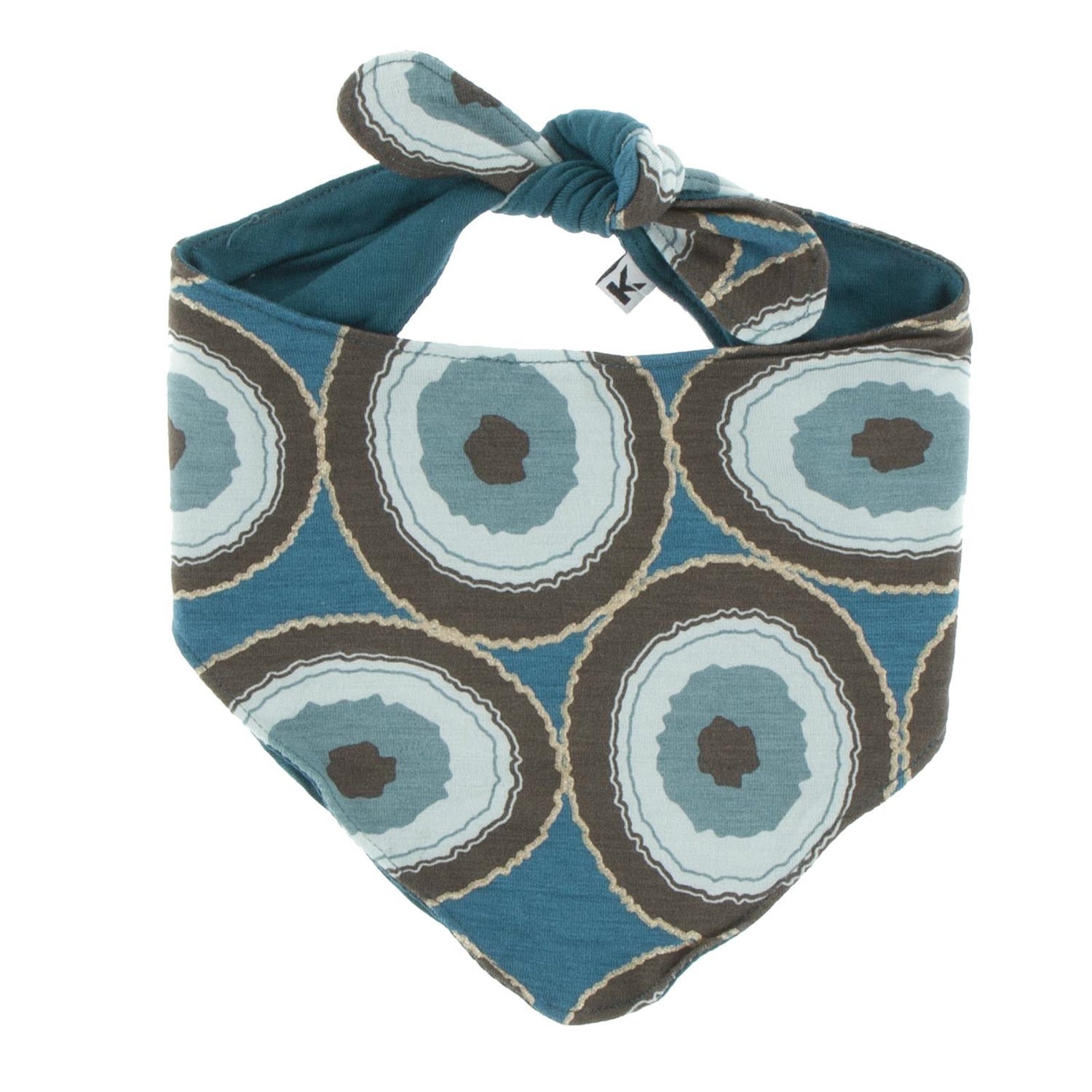 Print Dog Bandana in Heritage Blue Agate Slices