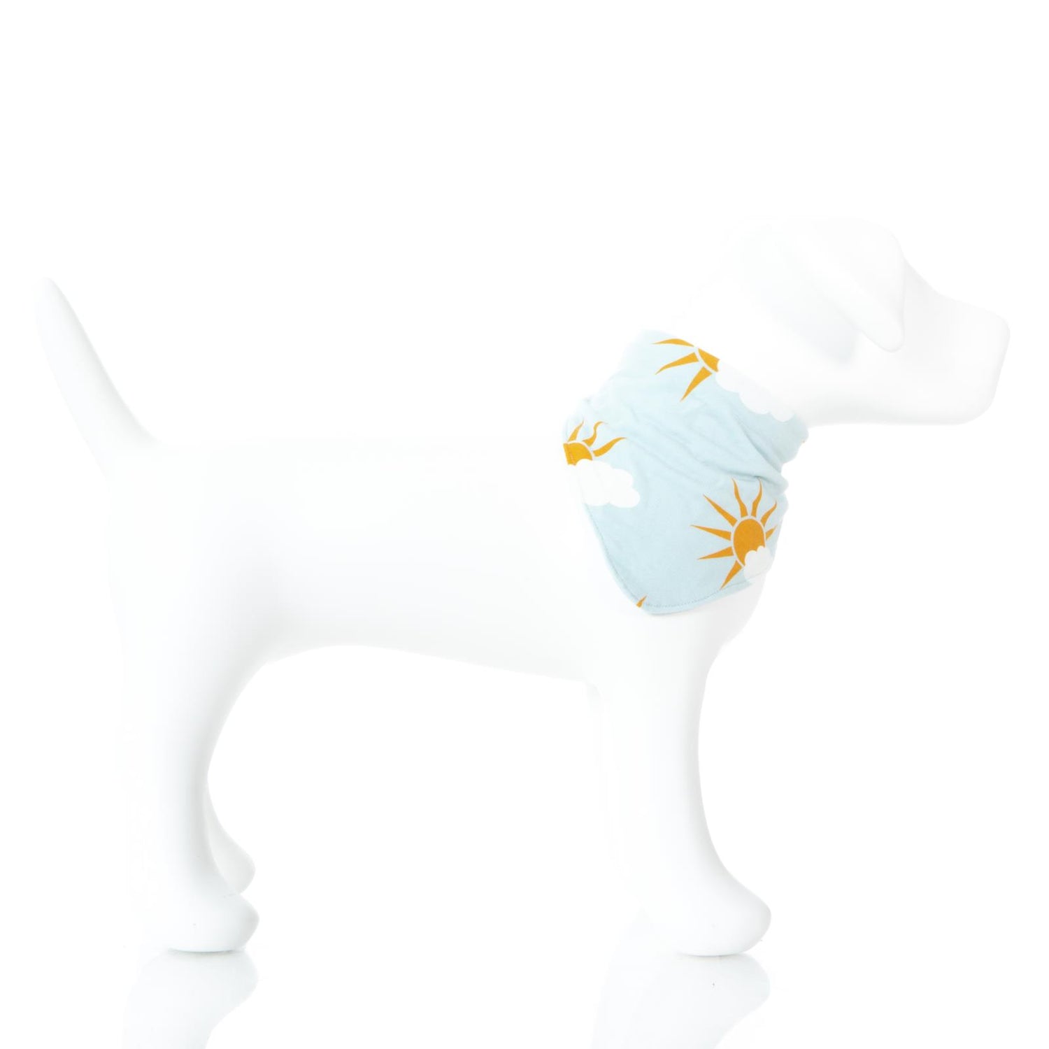 Print Dog Bandana in Spring Sky Partial Sun