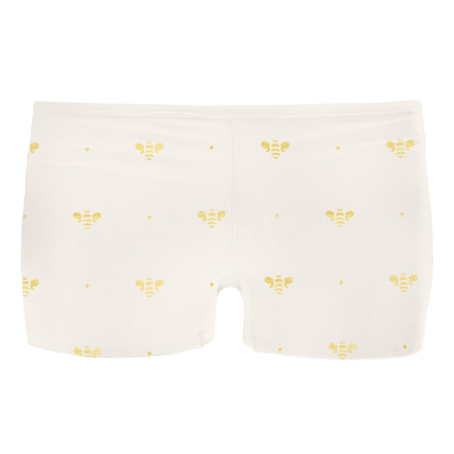 Women's Print Boy Short Underwear in Gold Bees (315222)