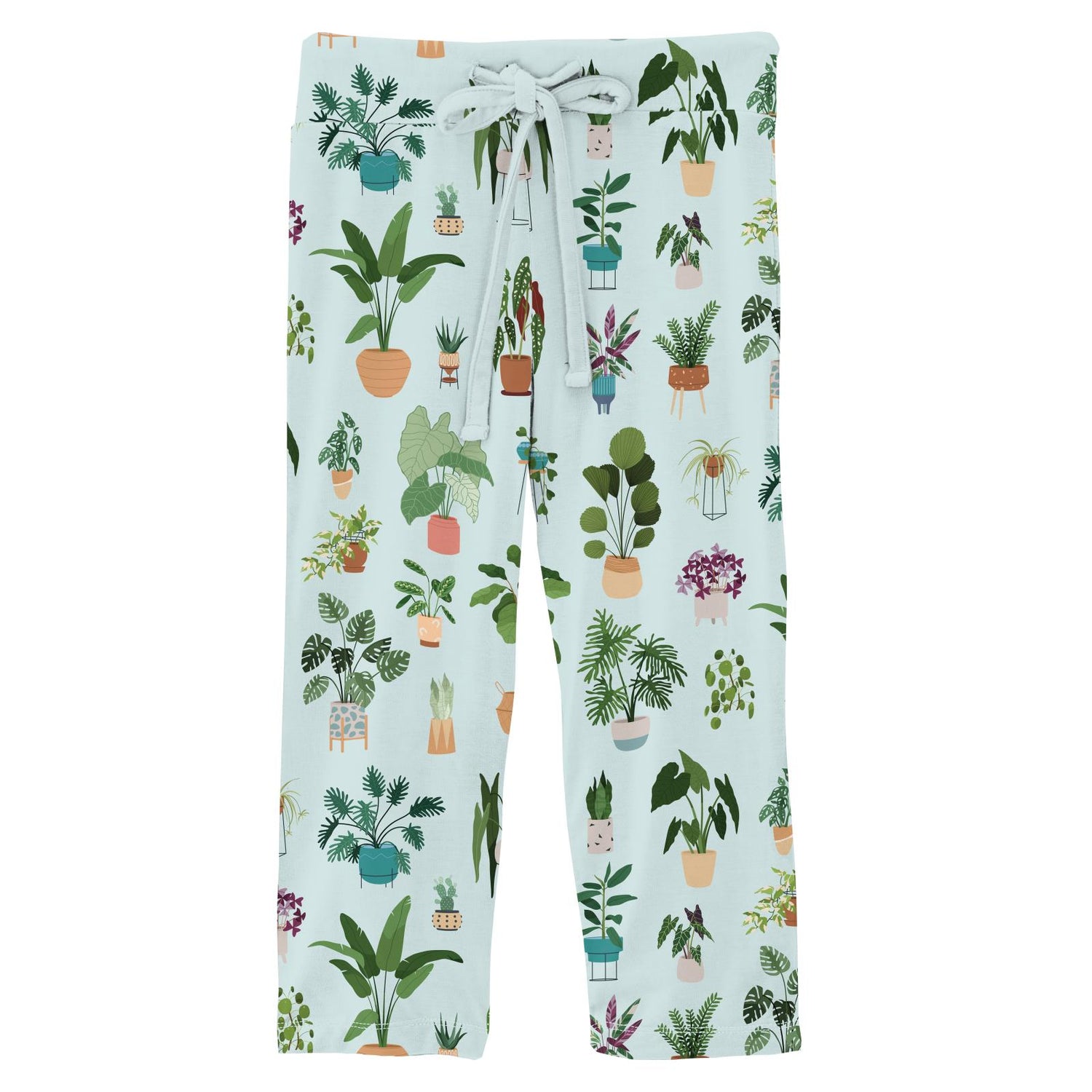 Print Relaxed Pants in Fresh Air House Plants (315247)