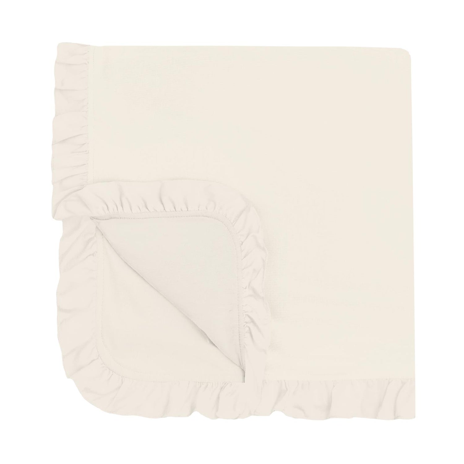 Ruffle Stroller Blanket in Natural (353189)