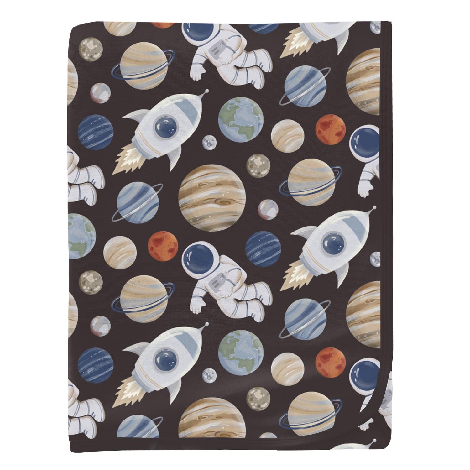 Print Swaddling Blanket in Midnight Space Dream (353128)