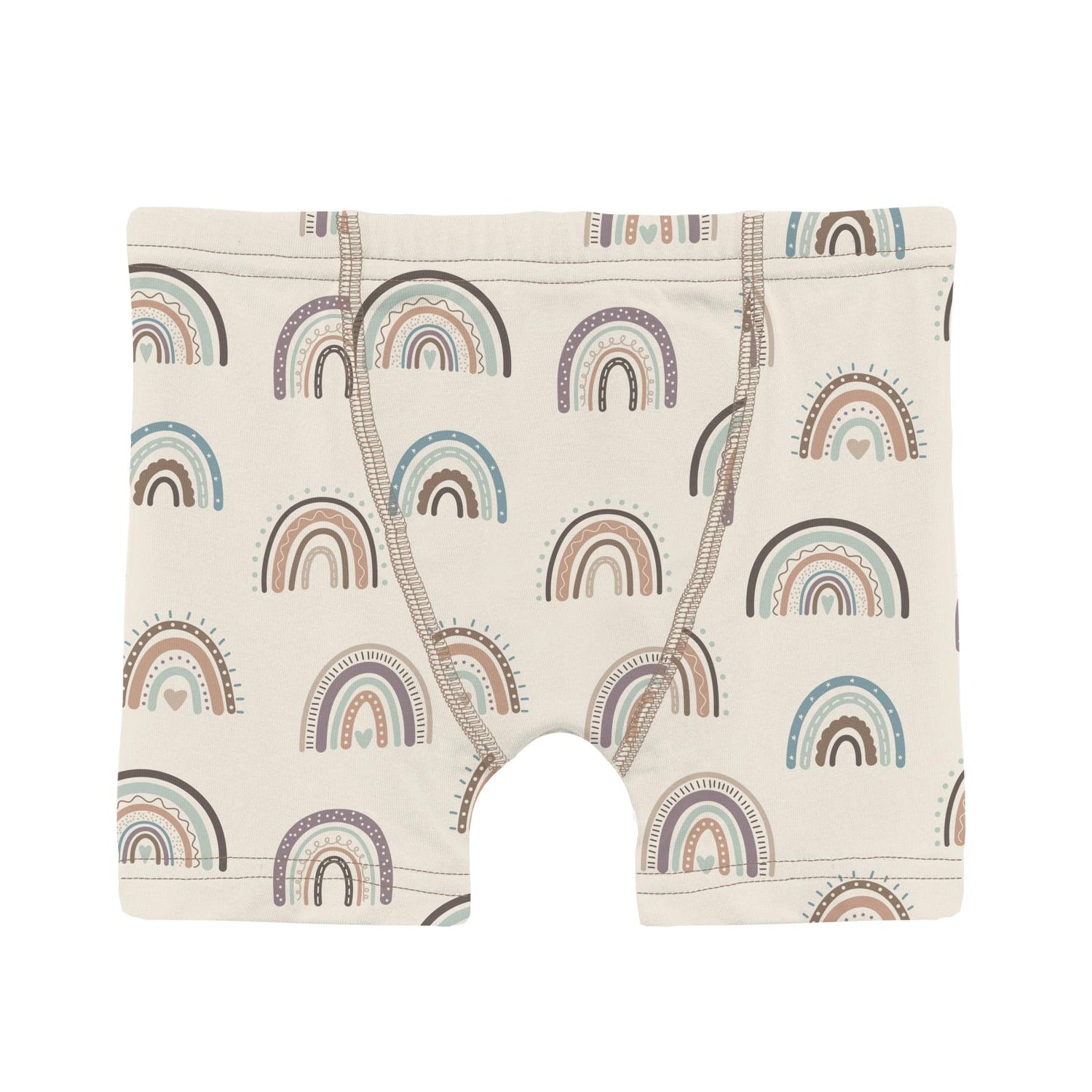 Print Boy's Boxer Brief in Earthy Rainbows (353295)