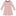 Print Long Sleeve Twirl Dress with Pockets in Baby Rose Peppermints (298621)
