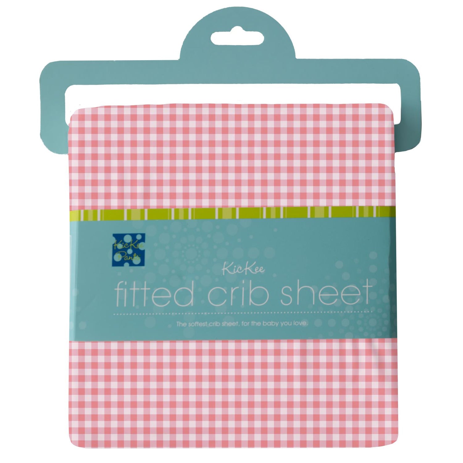 Print Grow-with-Me Crib to Twin Fitted Sheet in Cake Pop Gingham (336137)