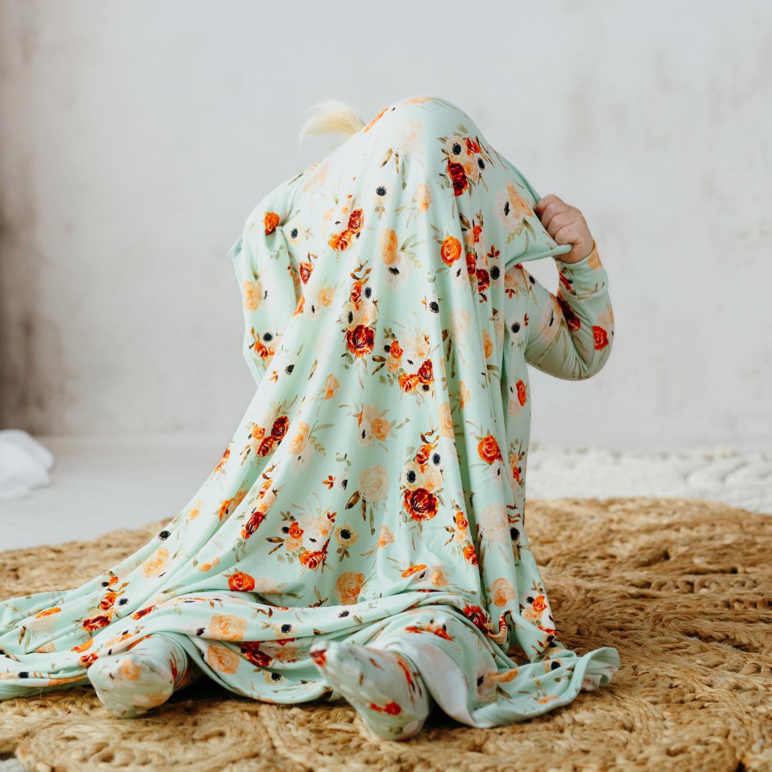 Swaddle Perfect Blanket in Aloe Fall Floral (341792)