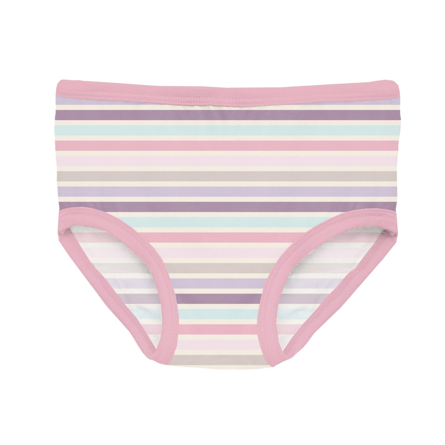Print Girl's Underwear Set of 3 in Shrinking Violet Sleeping Unicorns, Fresh Air & Ice Cream Stripe (359742)