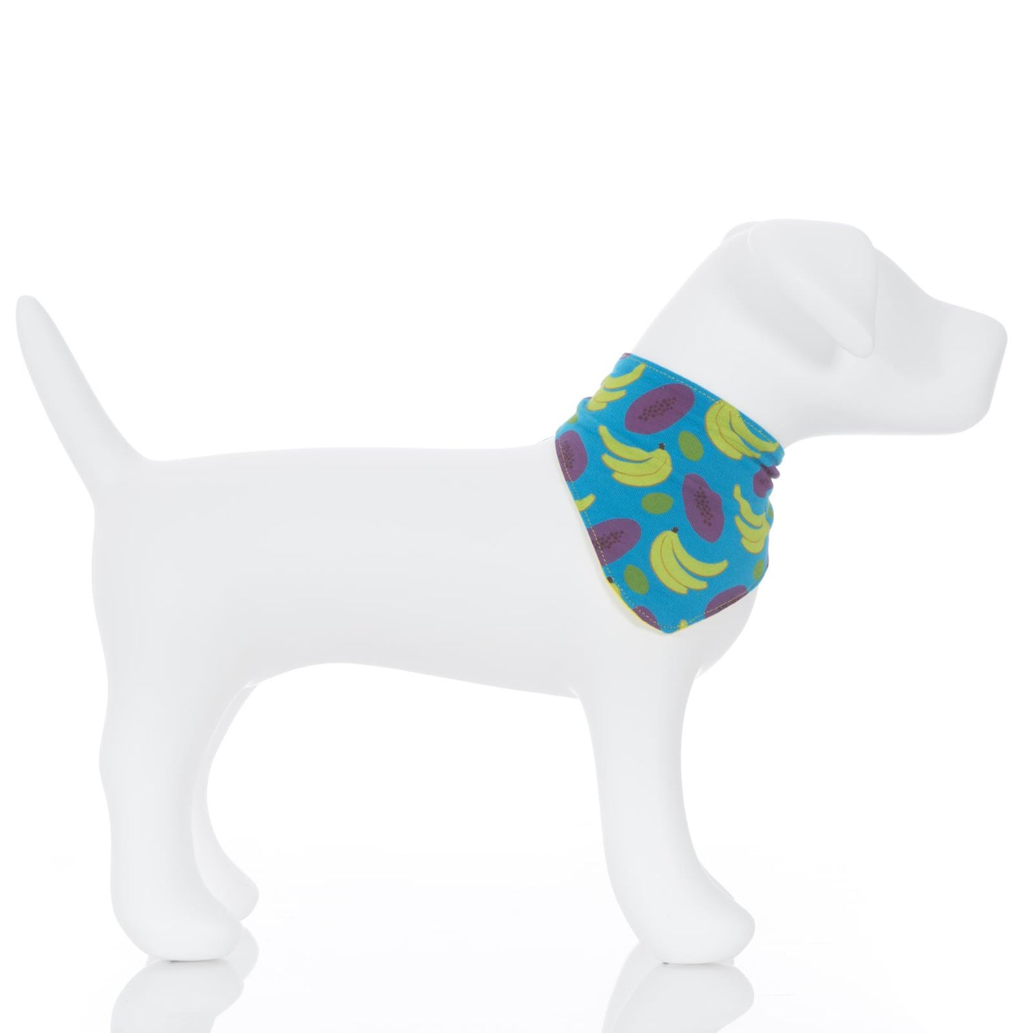 Print Dog Bandana in Tropical Fruit