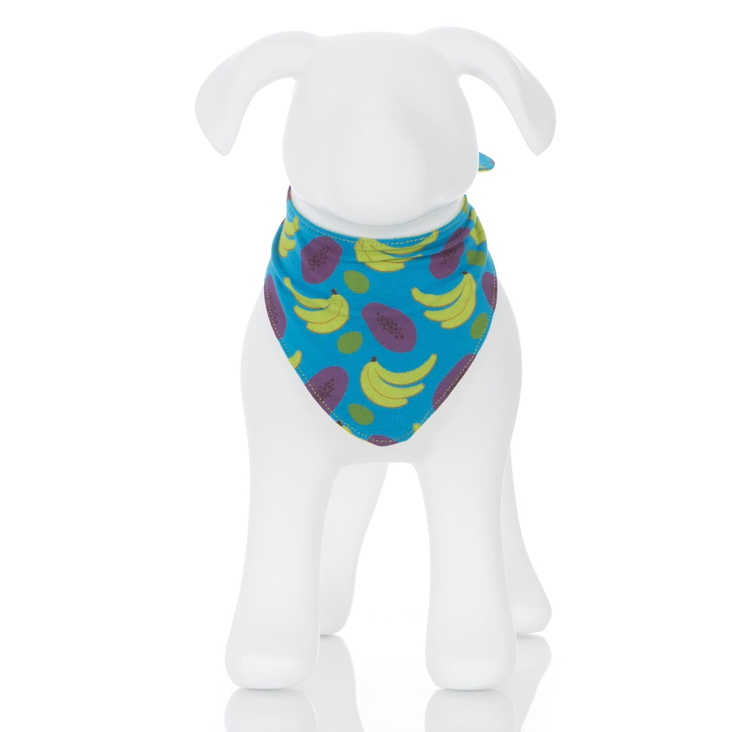 Print Dog Bandana in Tropical Fruit