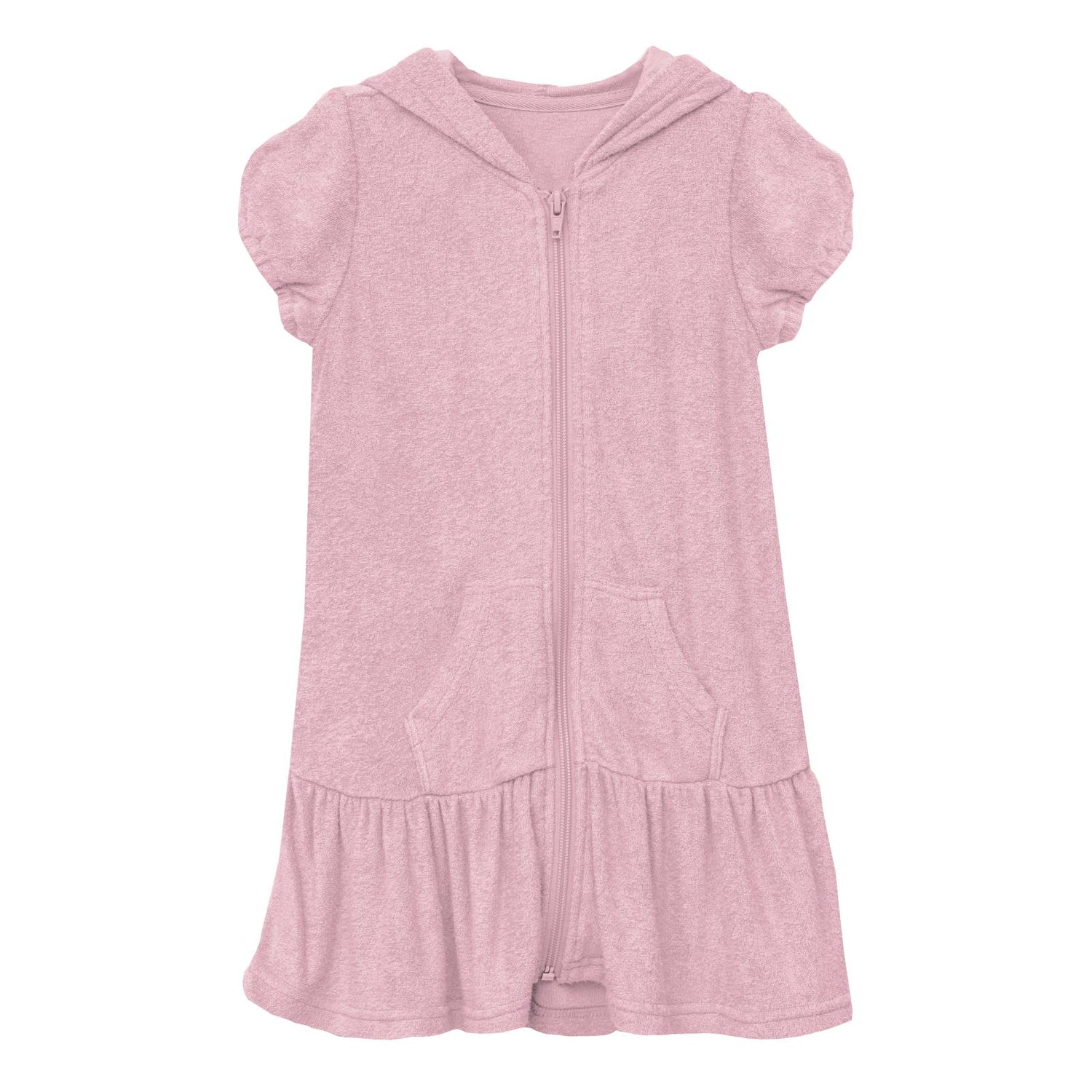 Terry Ruffle Swim Cover-Up in Cake Pop (268555)