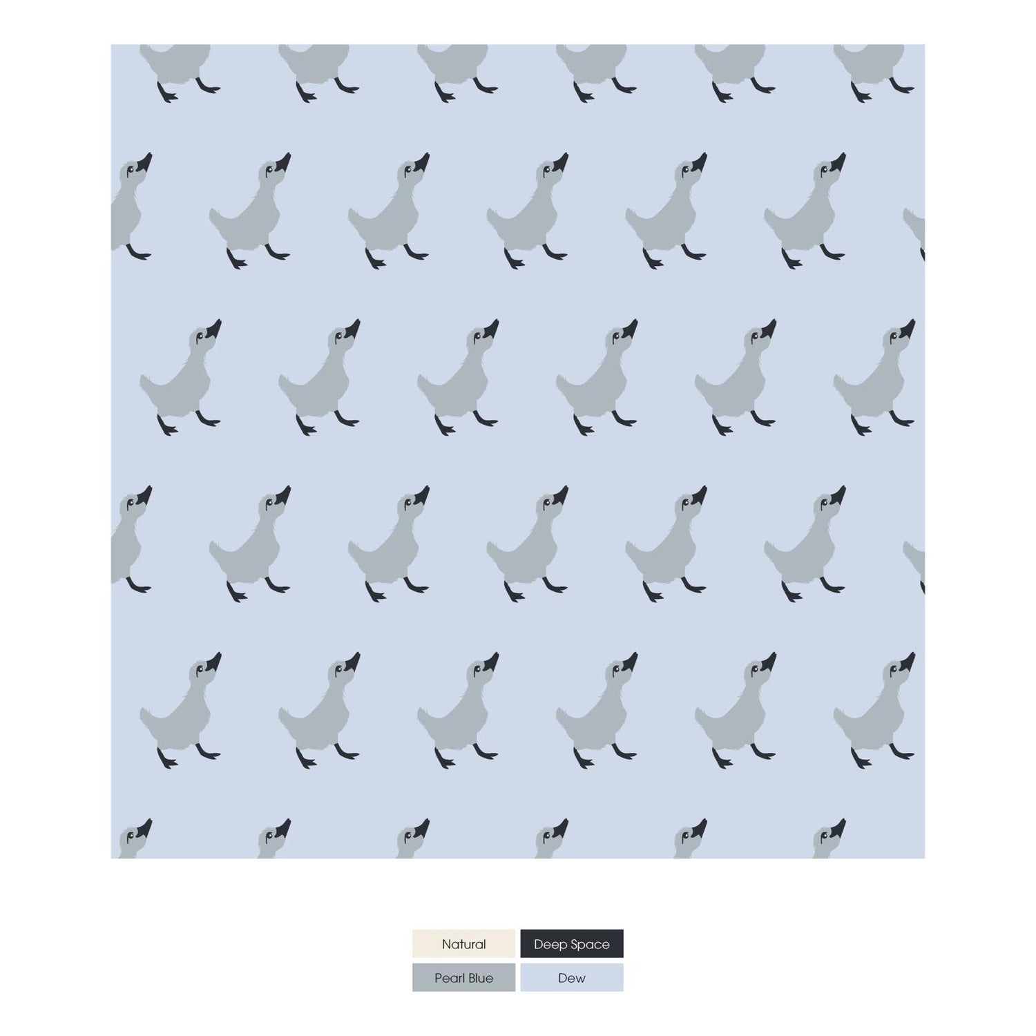 Print Footie with 2 Way Zipper in Dew Ugly Duckling