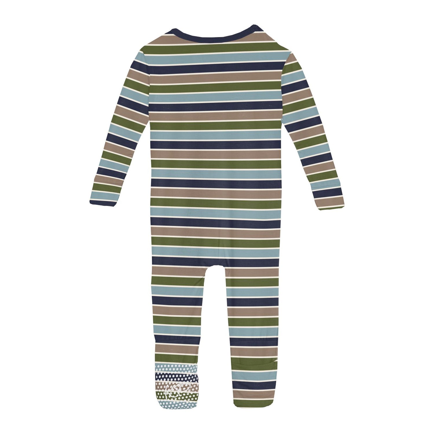 Print Convertible Coverall in Fall Vibes Stripe (369946)