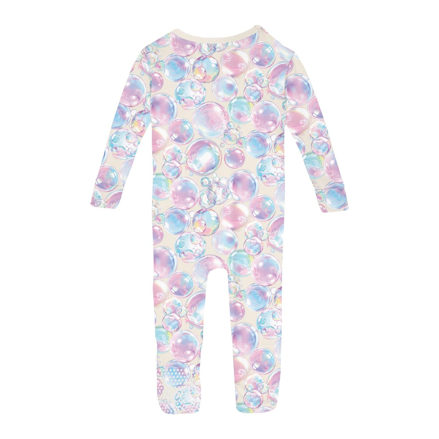 Print Convertible Coverall in Natural Bubbles (369959)