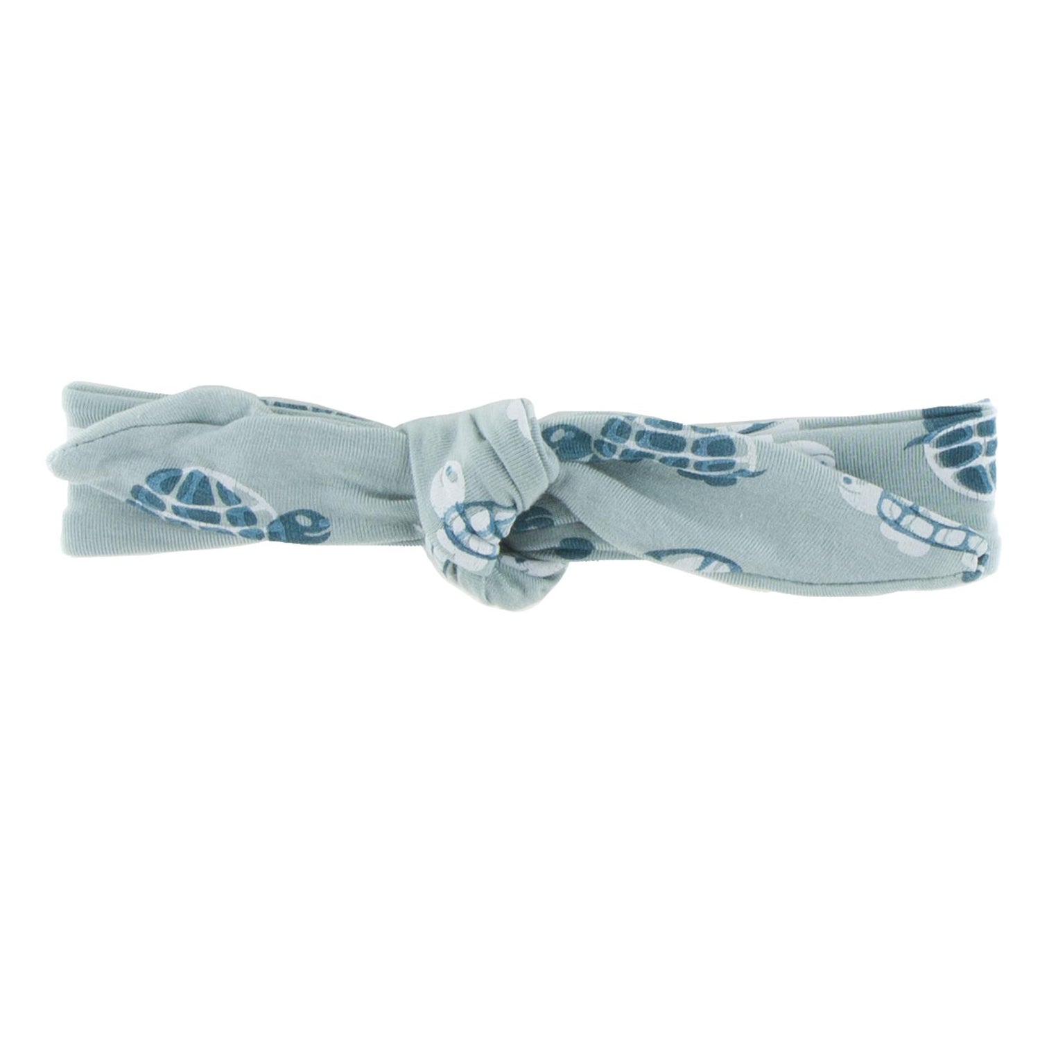 Print Bow Headband in Jade Turtle (194382)
