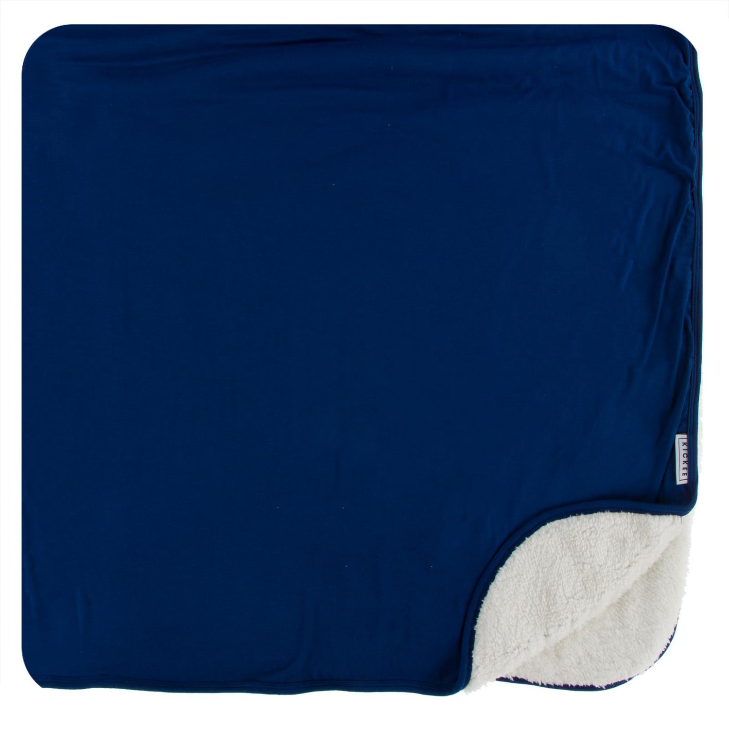 Sherpa-Lined Throw Blanket in Flag Blue (195470)