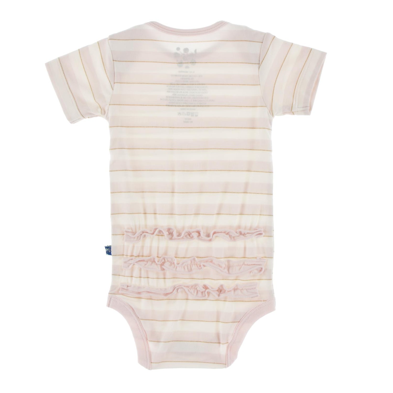 Print Short Sleeve Ruffle One Piece in Everyday Heroes Sweet Stripe (197303)