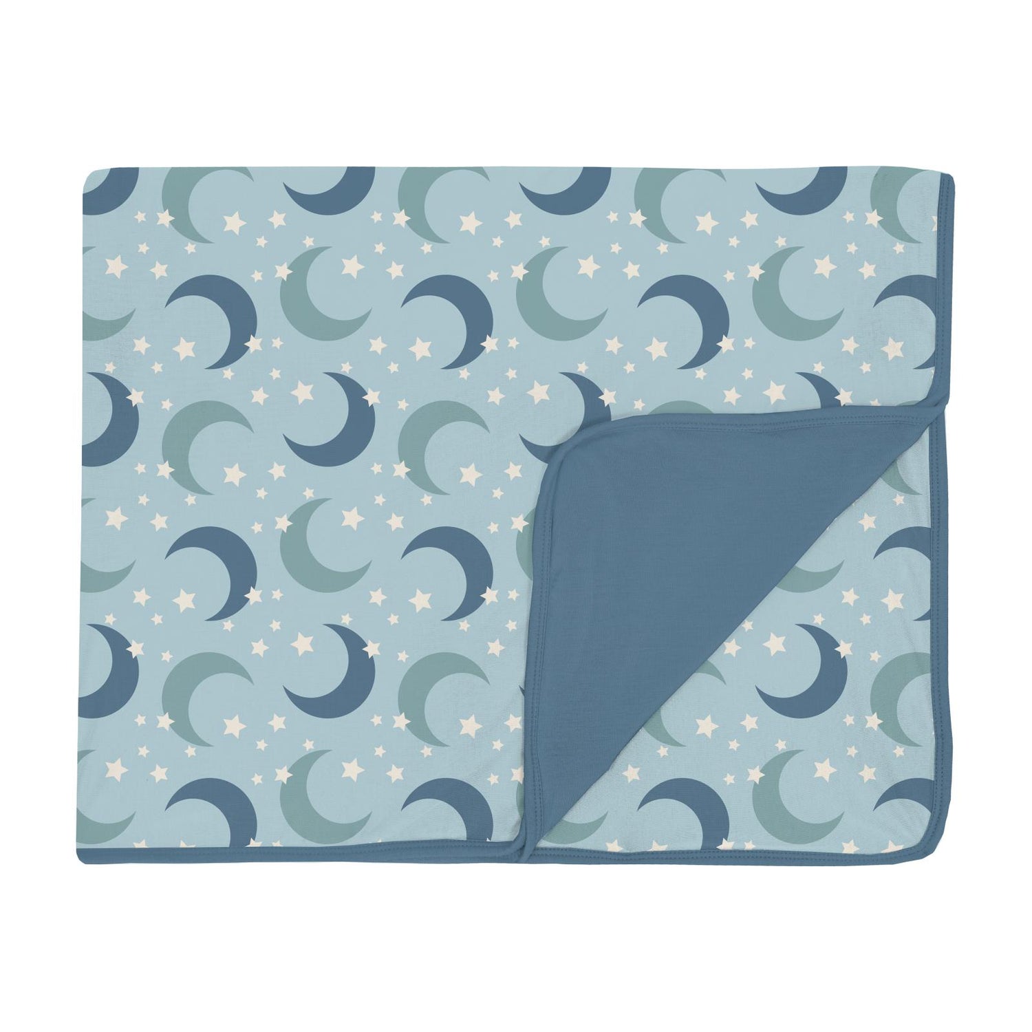 Print Toddler Blanket in Spring Sky Moon and Stars (246683)