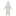 Print Layette Gown Converter & Single Knot Hat Set in Heathered Mist Sweet Stripe