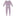 Print Muffin Ruffle Footie with 2 Way Zipper in Lavender Chickens (312960)
