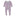 Print Muffin Ruffle Footie with Snaps in Lavender Chickens (313176)