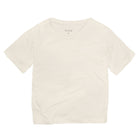 Naturalのキッズ半袖クルーネックTシャツ、正面全体