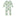 Print Muffin Ruffle Coverall with 2 Way Zipper in Hydrangea Bouquet (359622)