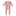 Print Footie with 2 Way Zipper in Blush Stork (360379)