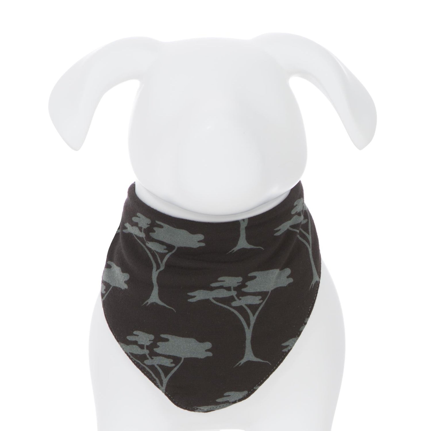 Print Dog Bandana in Zebra Acacia Trees