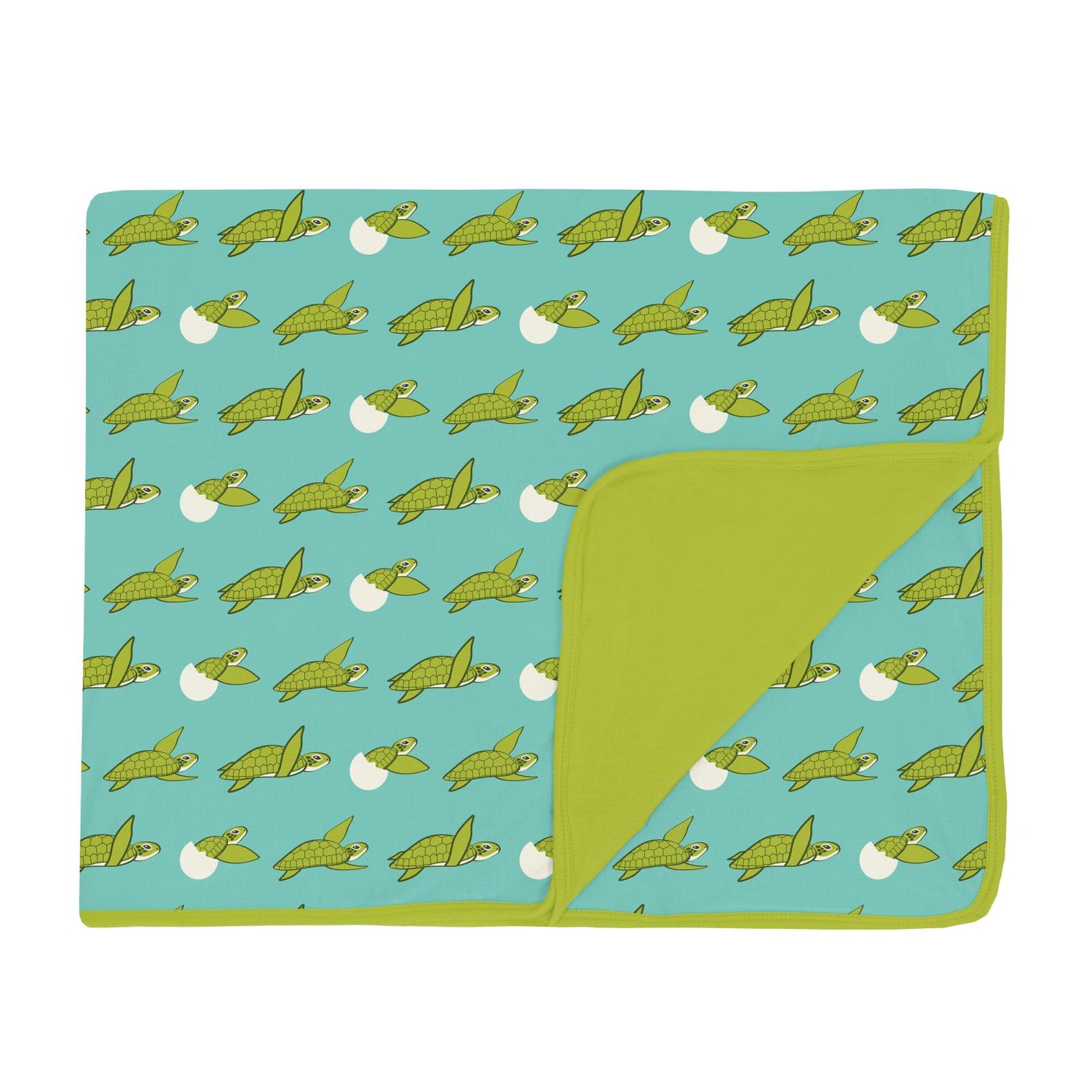 Print Toddler Blanket in Glass Sea Turtles (357756)
