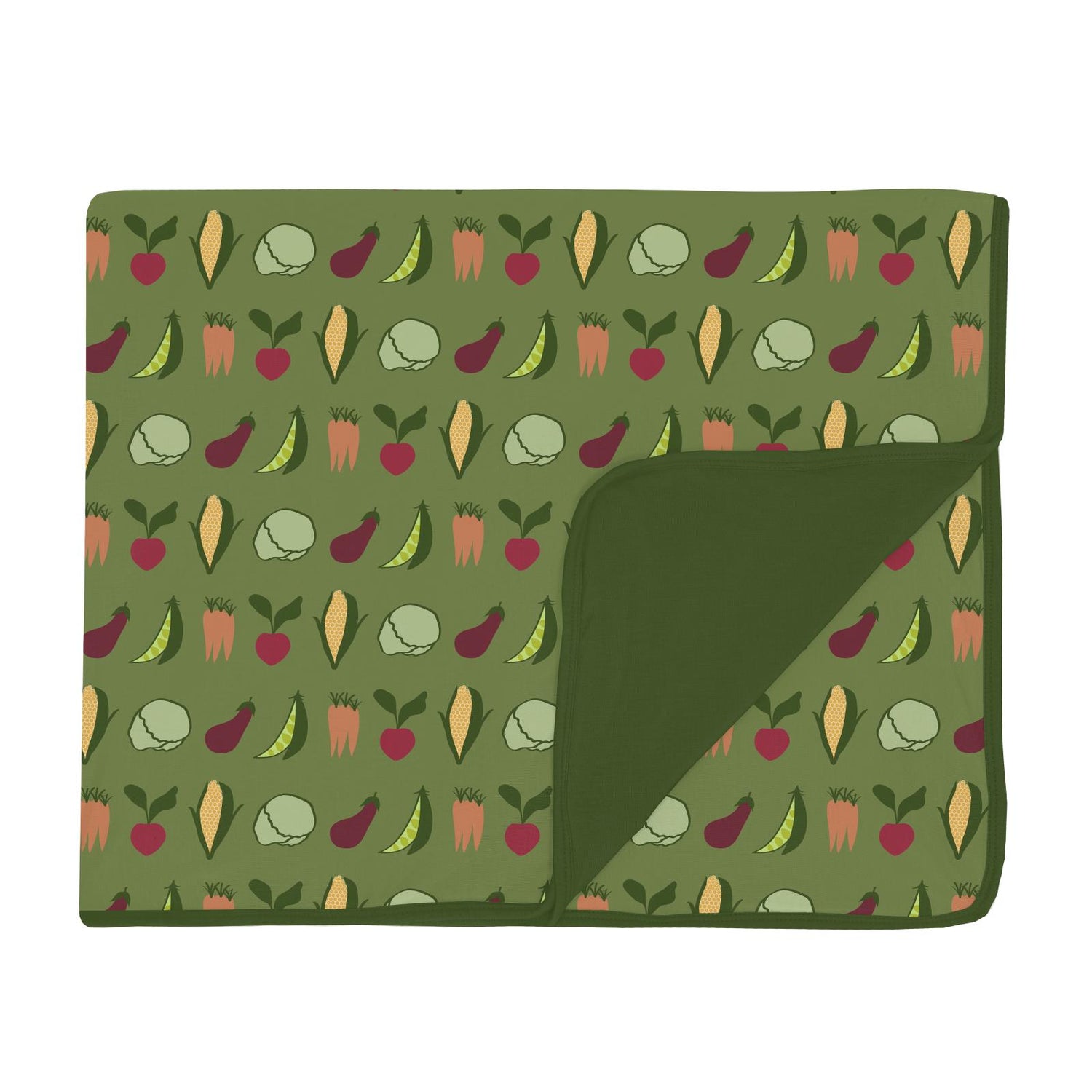 Print Toddler Blanket in Grasshopper Garden Veggies (357783)