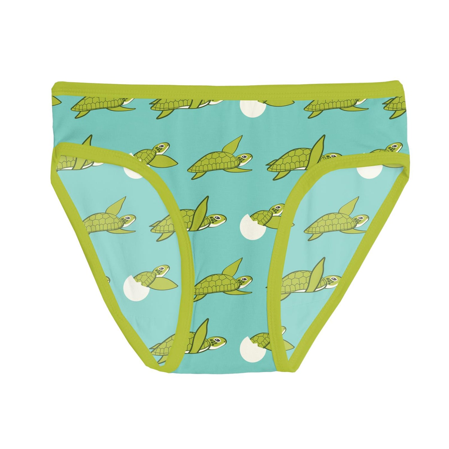 Print Girl's Underwear in Glass Sea Turtles (357836)