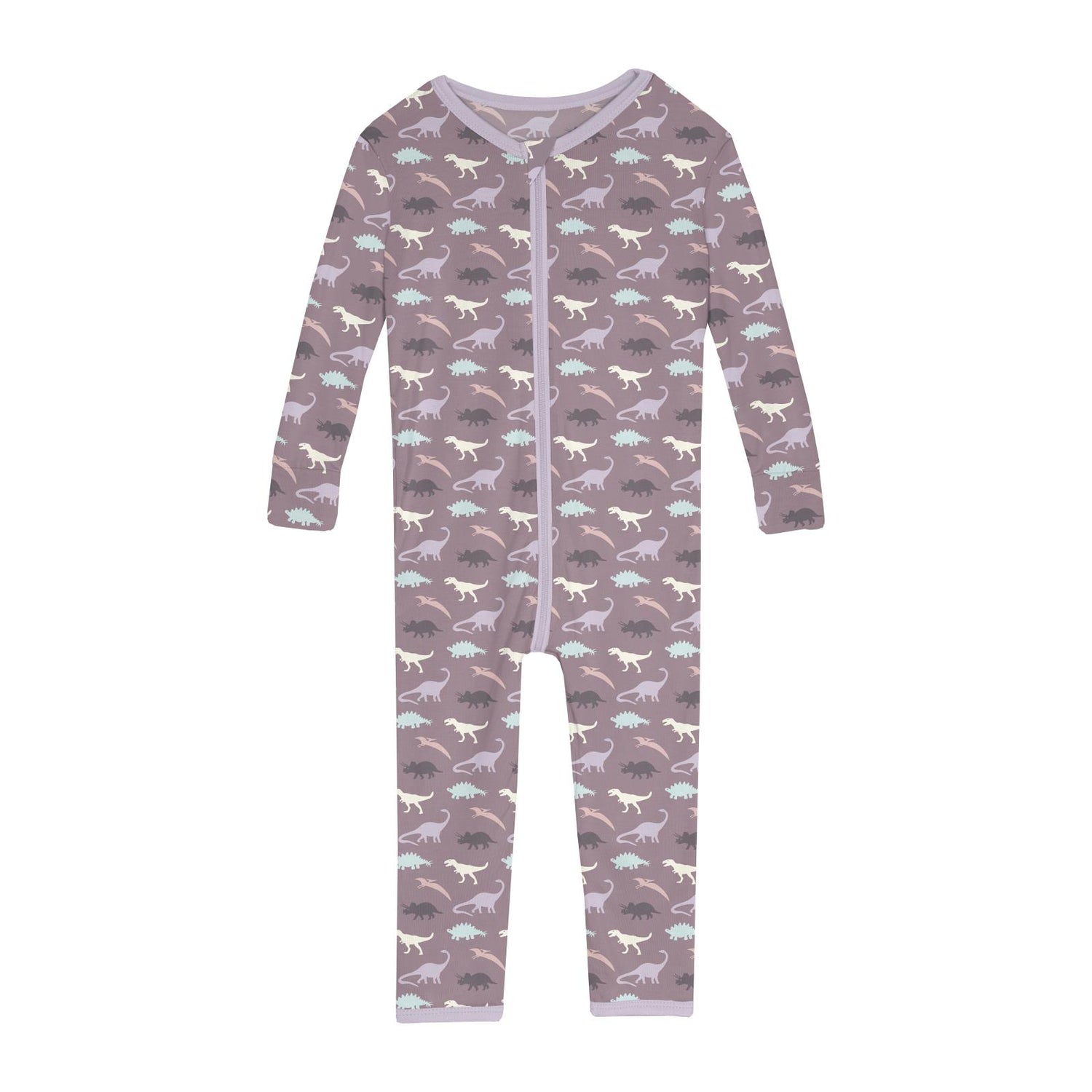 Print Convertible Sleeper with Zipper in Elderberry Tiny Dino (357868)